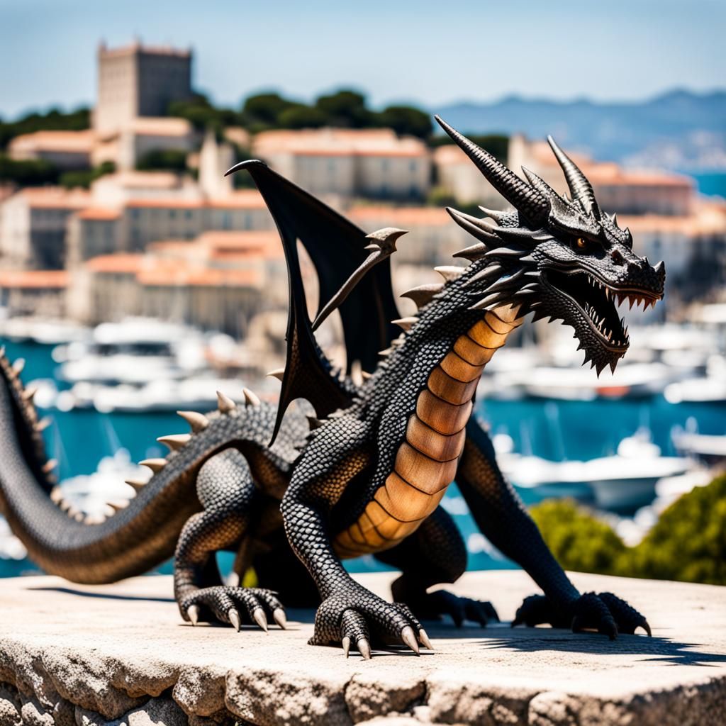 Dragon in Antibes, France: Photography