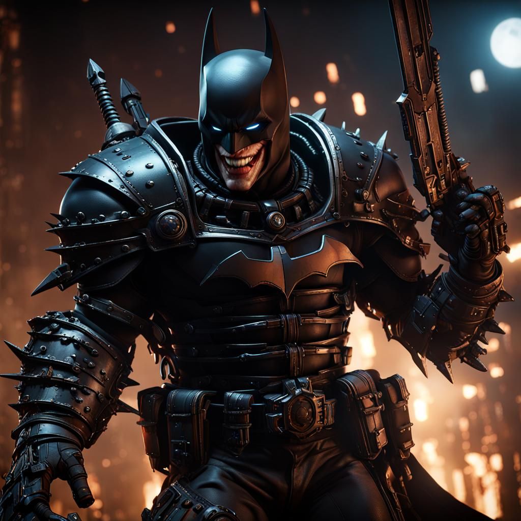 Batman Who Laughs as Chaos Space Marine