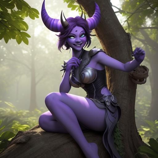 Cyclops in a Whimsical Woodland Moment