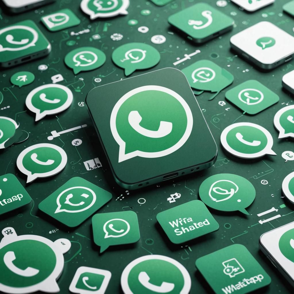 WhatsApp Logo in Modern Digital Illustration