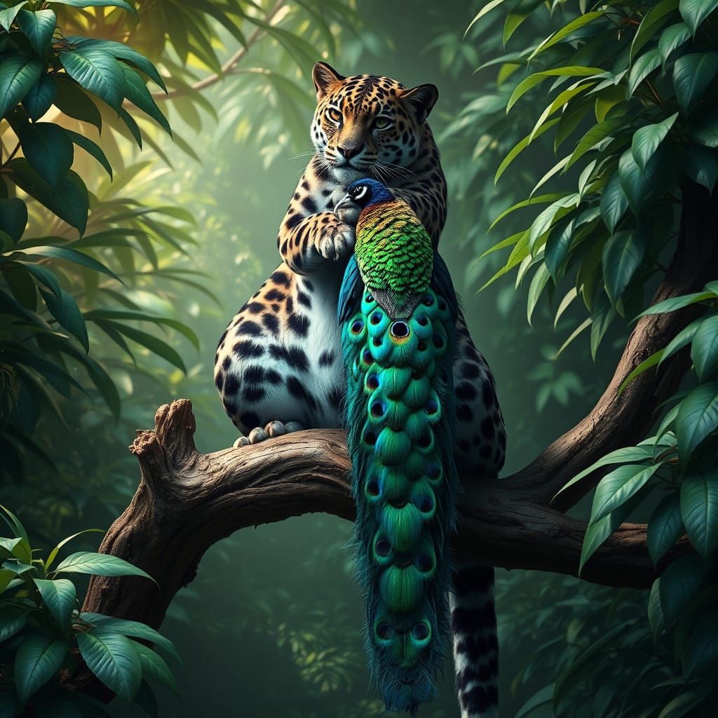 Surreal Jungle Encounter of a Formosan Clouded Leopard
