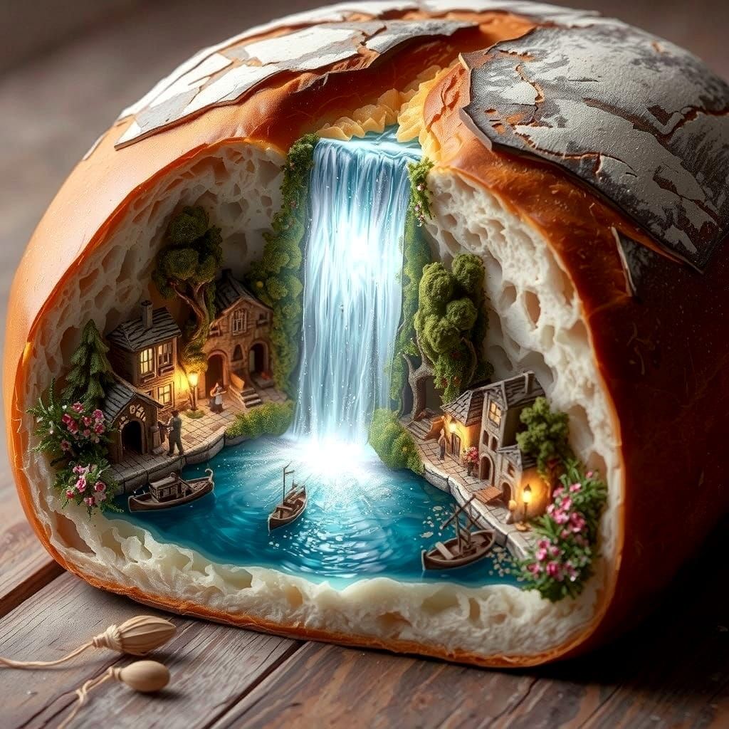 WATERED DOWN LOAF OF BREAD
