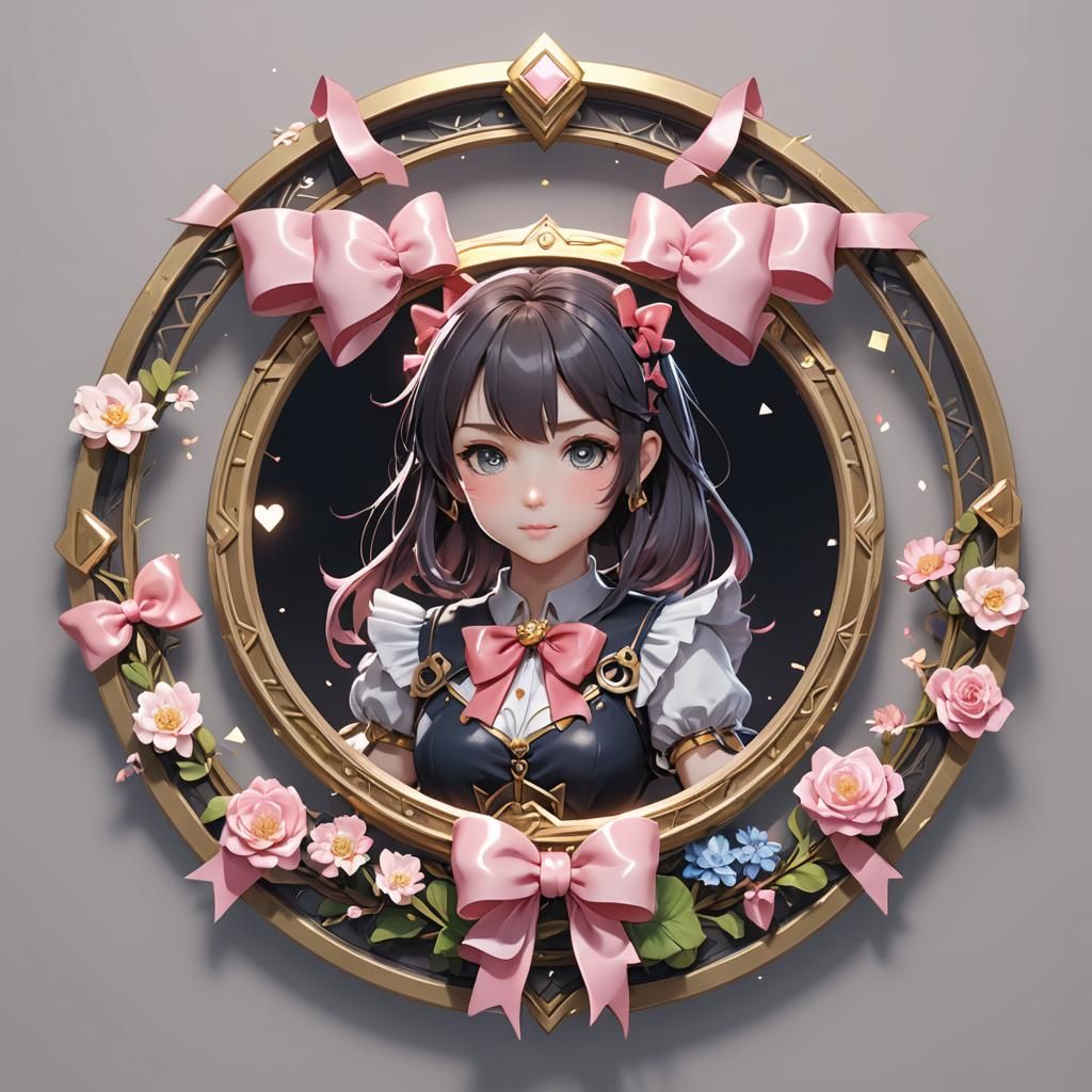 Magical Girl Inspired D&D Token Border