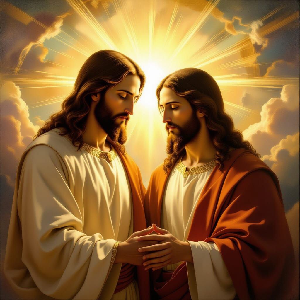 Jesus and God in a Divine Celestial Realm