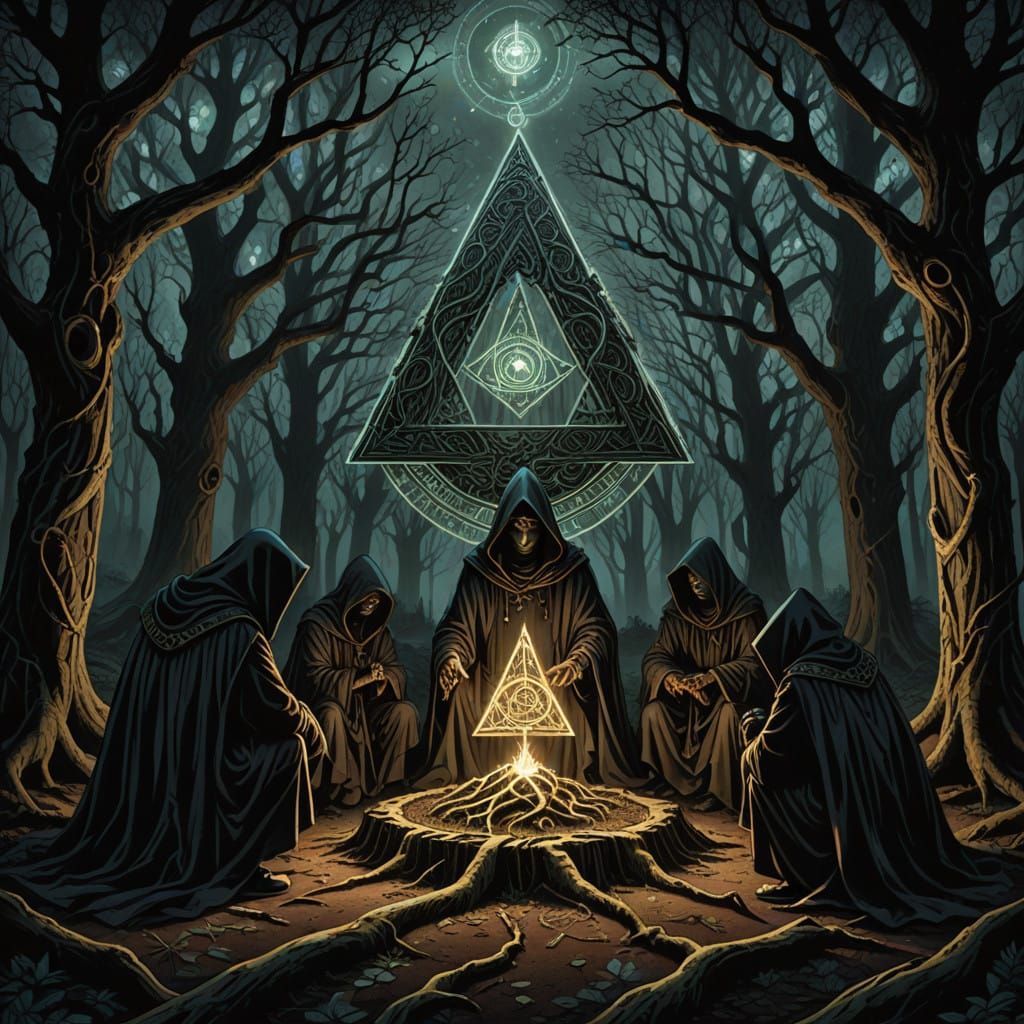 Illuminati Gathers in Enchanted Forest Sanctuary