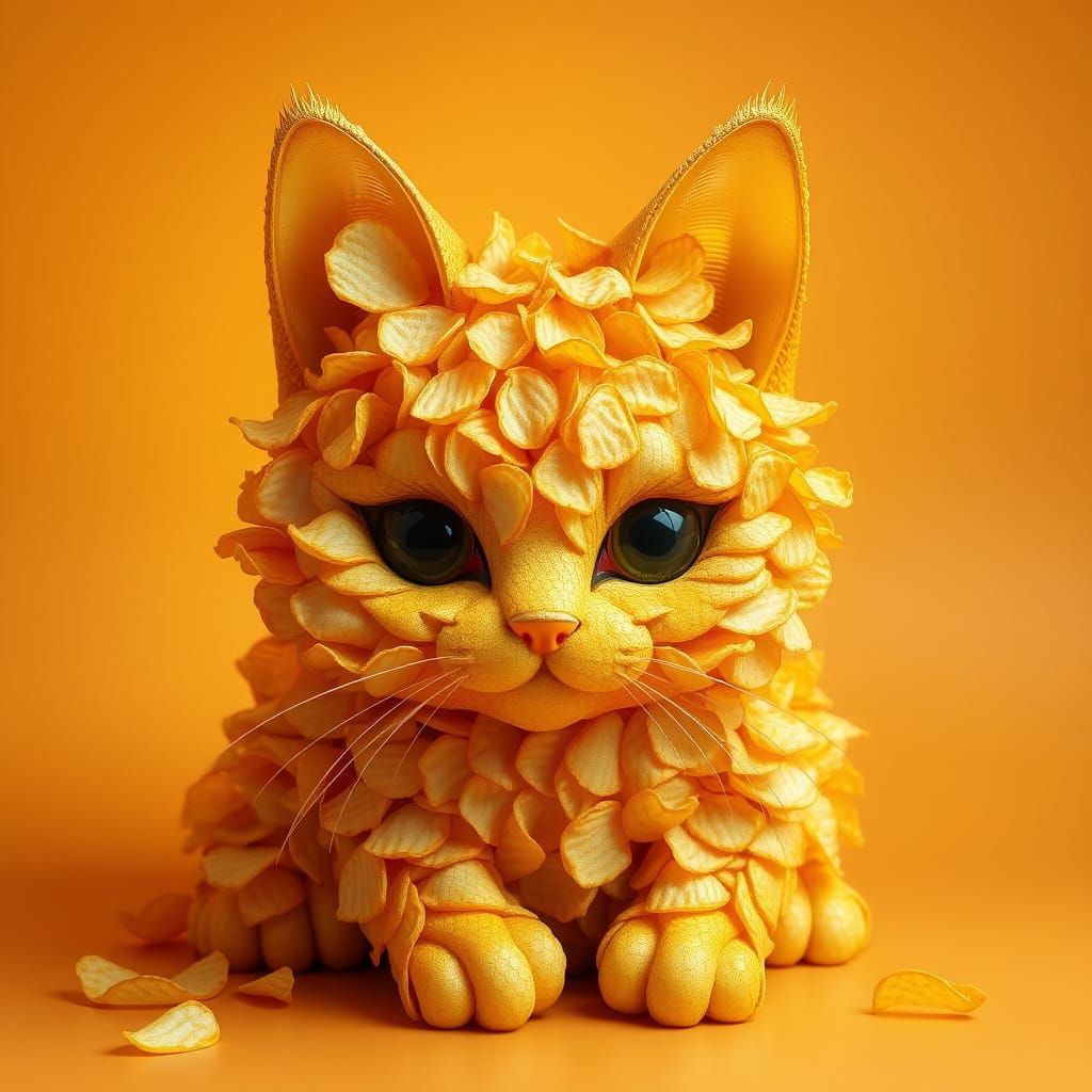Potato Crisp Ragdoll Cat