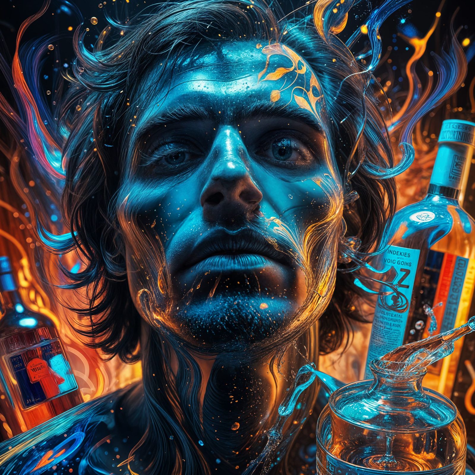 Majestic Vodka Effect: A Hallucinatory Dreamscape