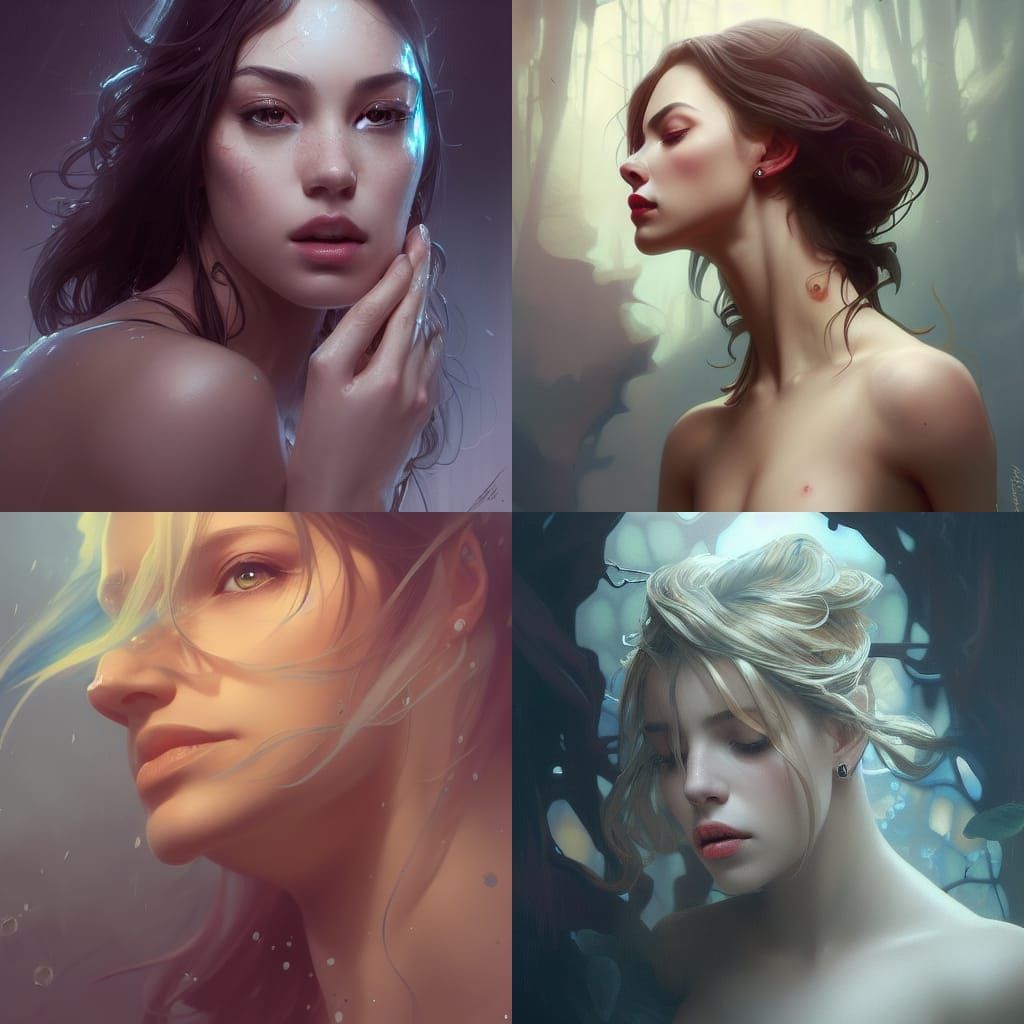 Detailed Portrait with Dynamic Lighting