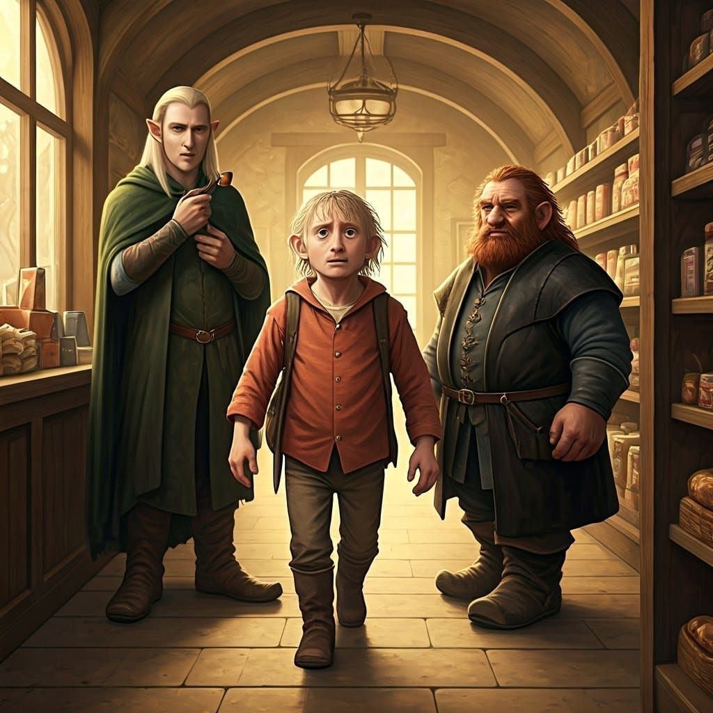 Smeagol's Nervous Trip to Bree's Convenience Store