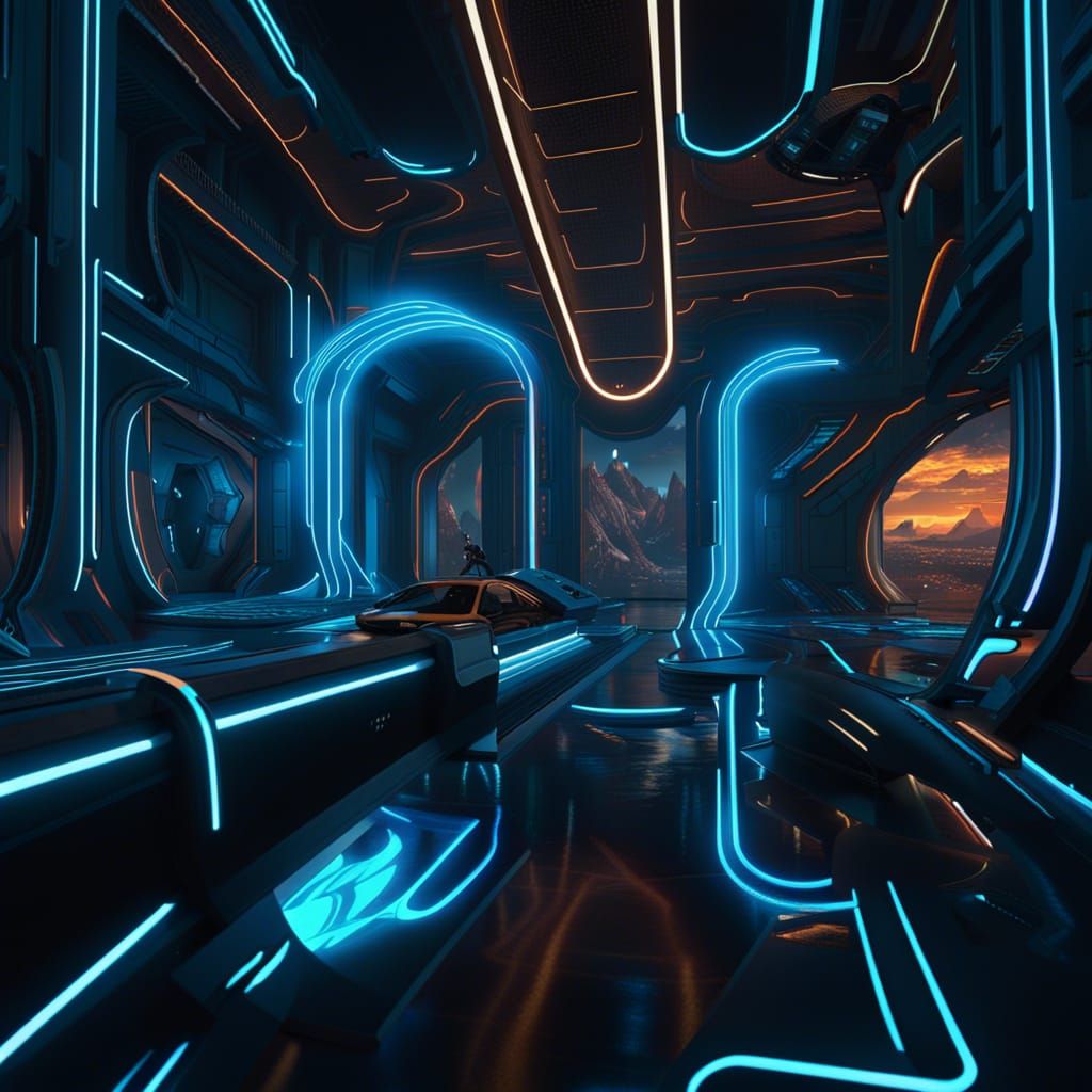 Fantastical Matte Painting in Deep Color