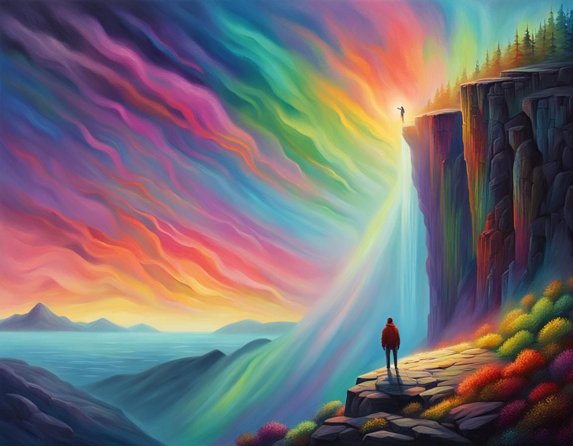 Bivrest Bridge in Oil Painting Style