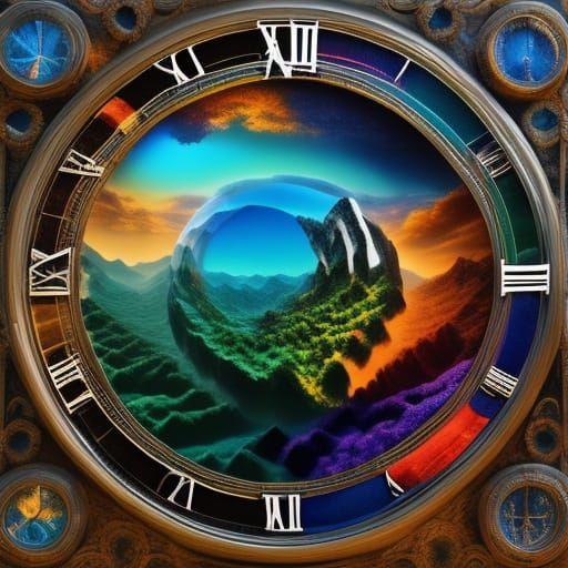 Vibrant Surreal World with Soft Floral Dream Aesthetic