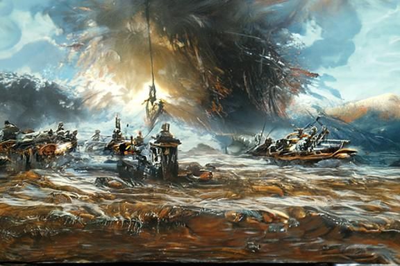 Jericho's Final Naval Battle: An Astral Seascape