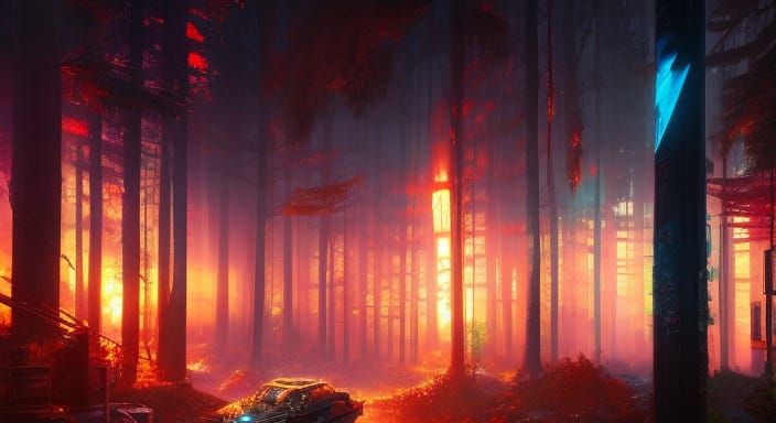 Detailed Anime Digital Illustration in 16k Resolution