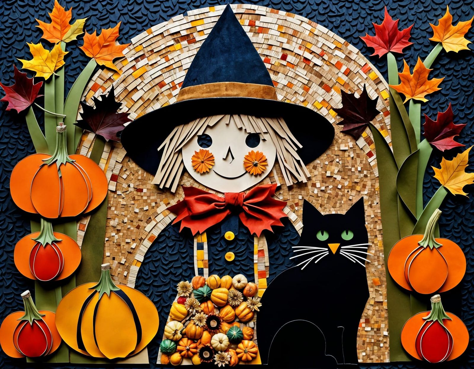 Fall Scarecrow Collage 🍁