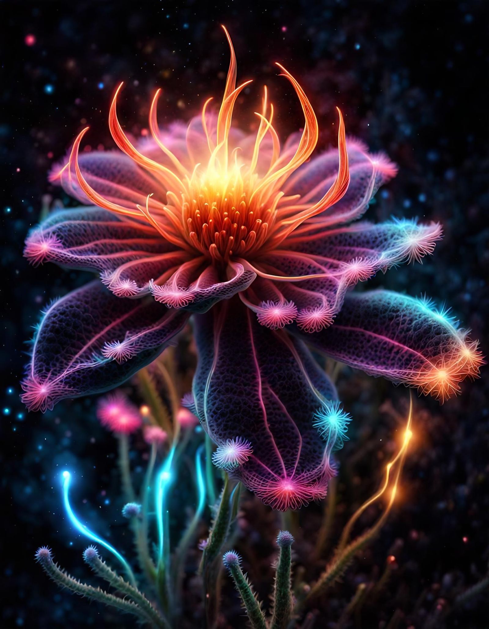 Mystical Alien Flower