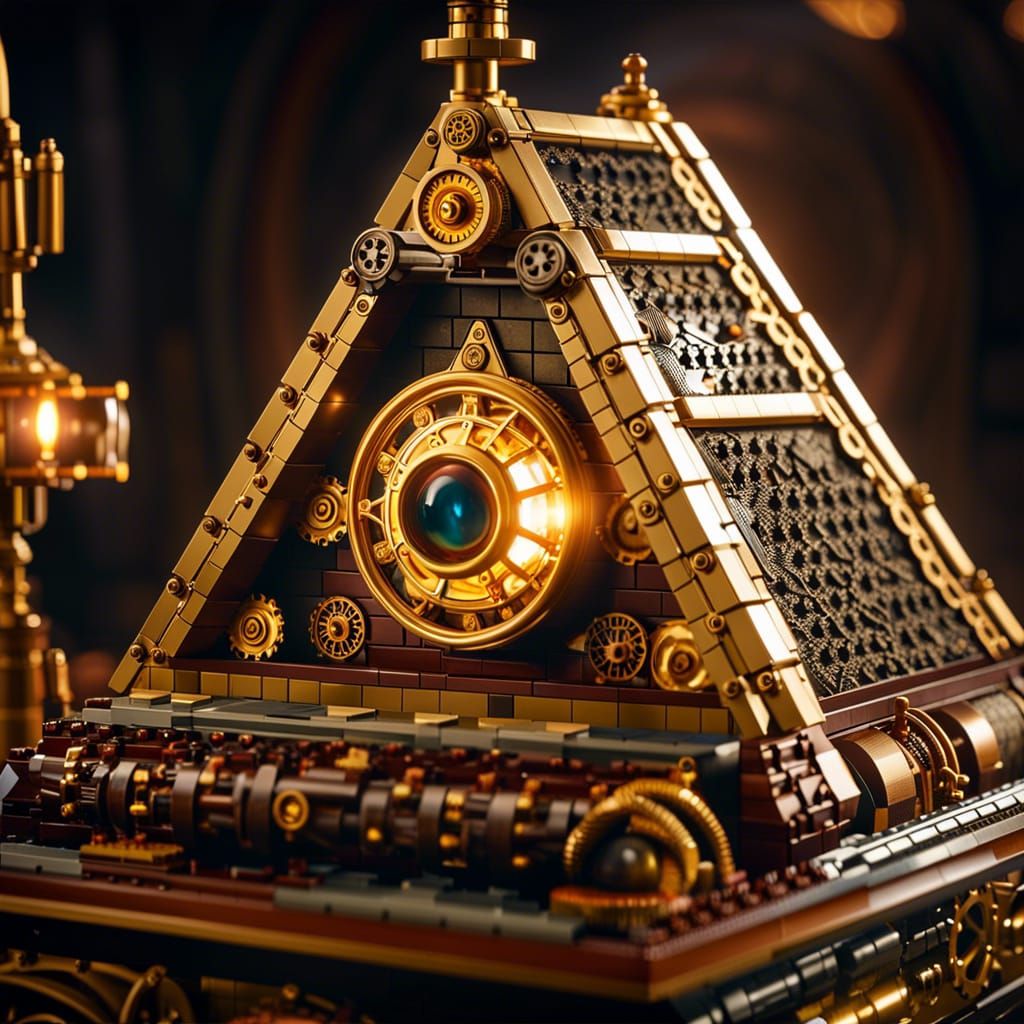 Eye of Providence is steampunk Lego