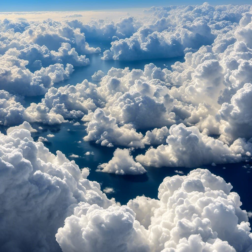 white fluffy clouds that look like sleeping <lora:Cloud Anim...