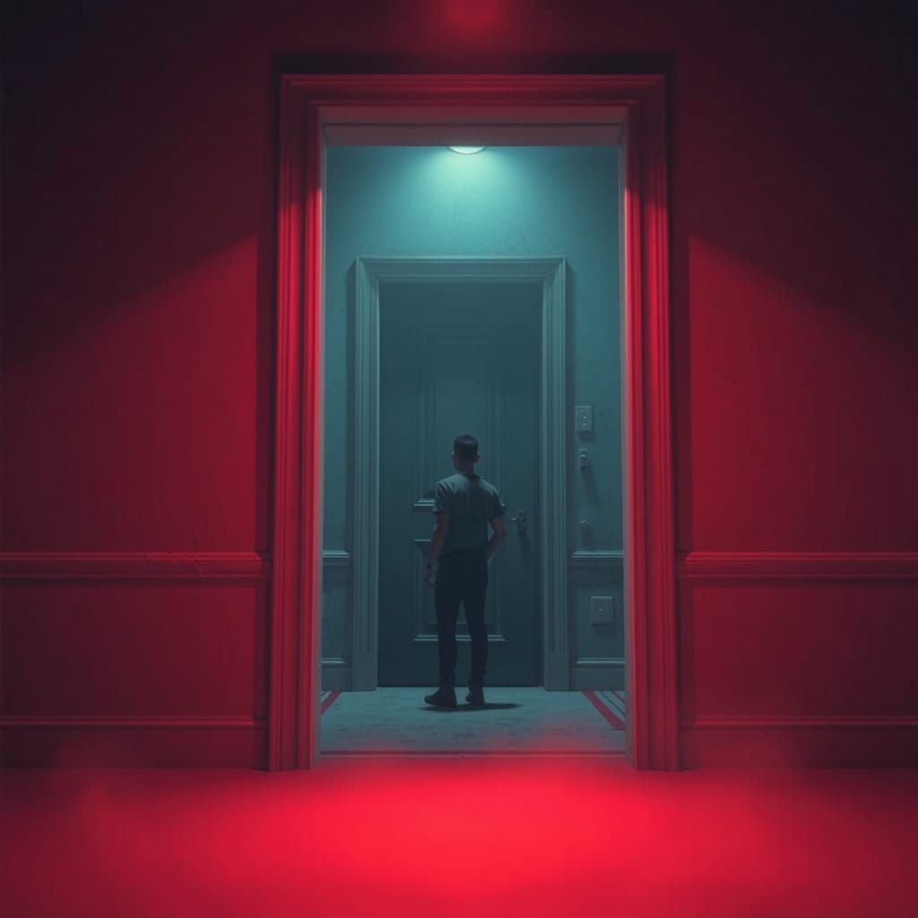 Threshold Figure in Dreamlike Digital Art