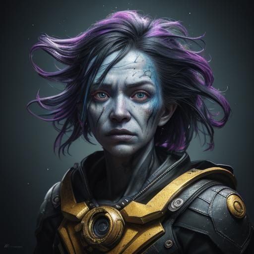 Surreal 3D Render in Dystopian Metauniverse