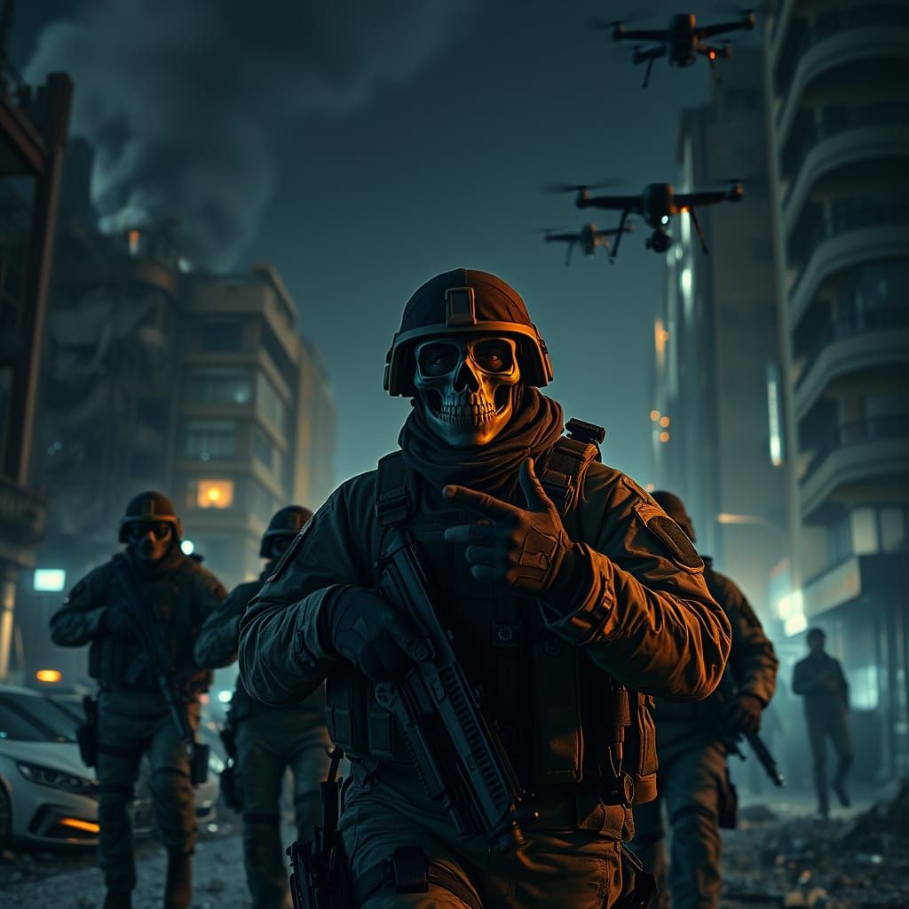 Stealthy Special Forces Operatives Navigate Urban Warfare