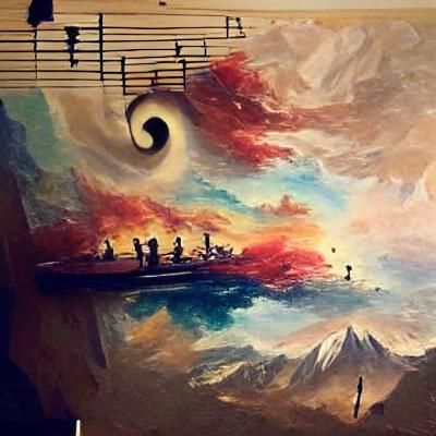 Abstract Painting for Musical Inspiration