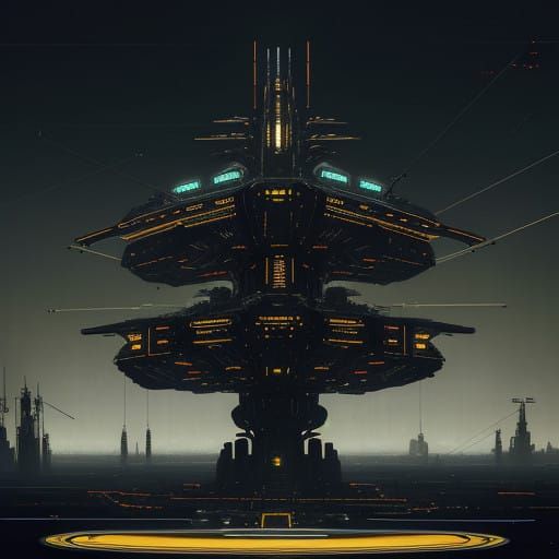 Futuristic Cluster Missile System in Industrial Design Aesth...