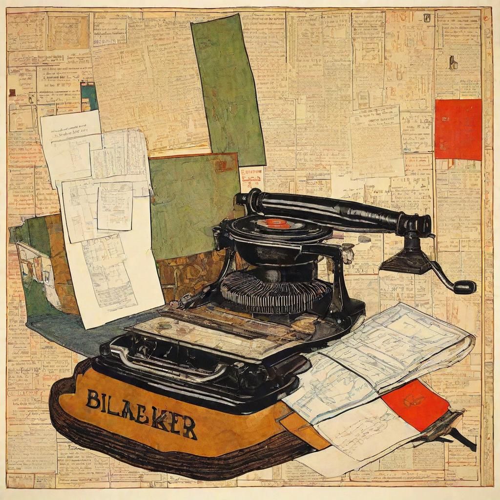 Vintage Iron and Paper Tiger, Expressionist Style