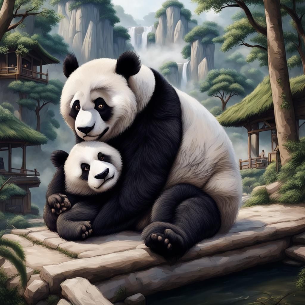 Panda Image Generated from Simple Prompt