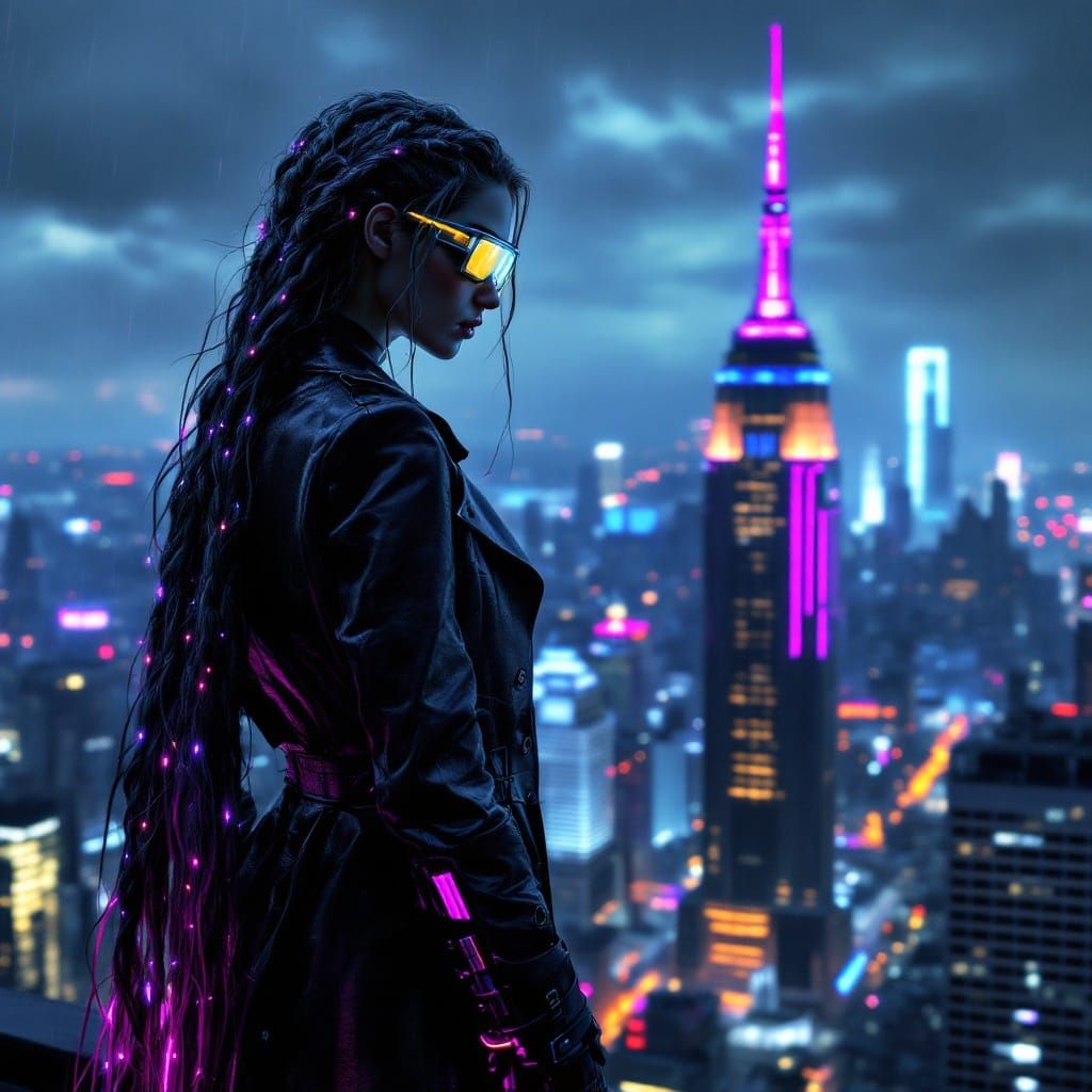 Cyberpunk Princess of Night City