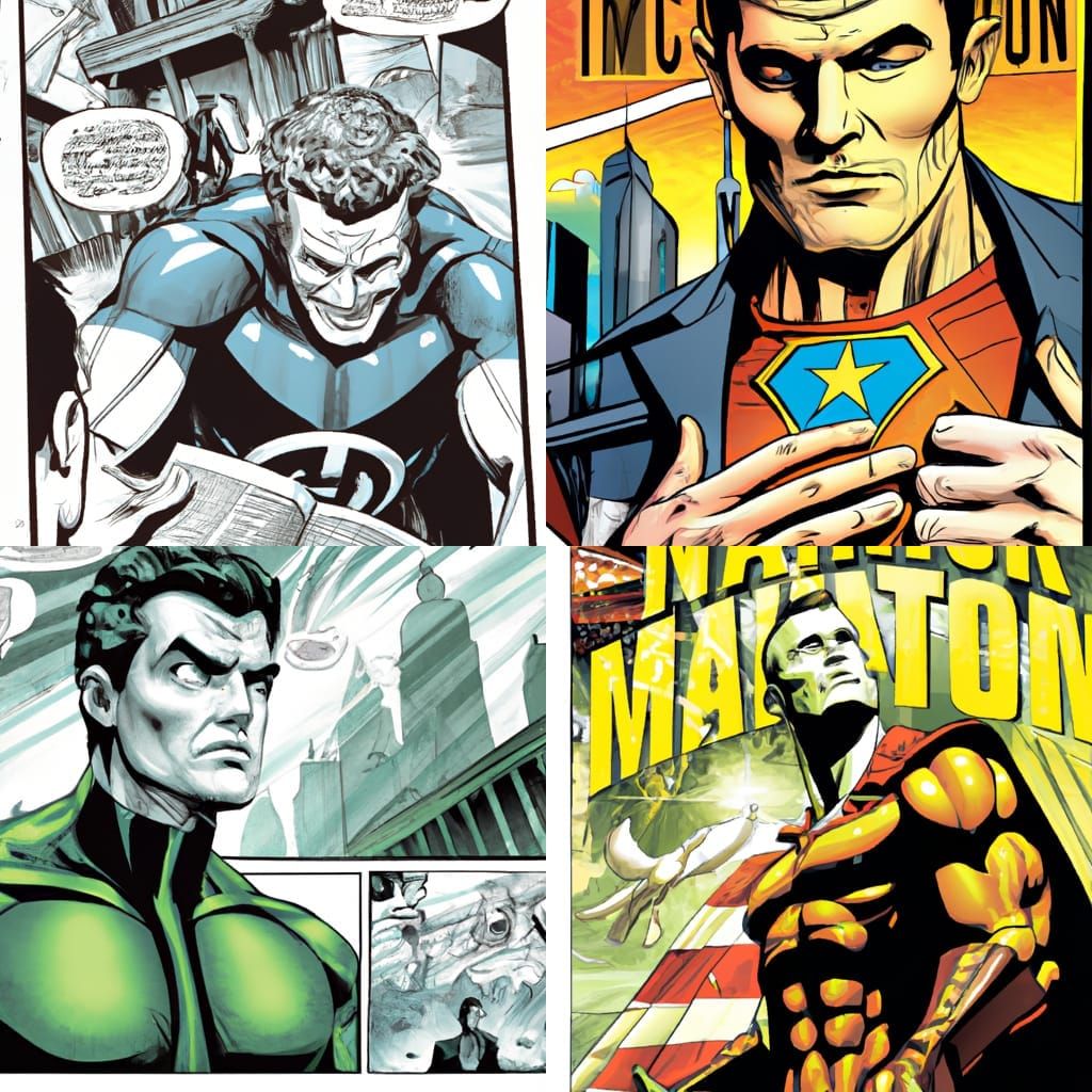 Comic Book Art: The Nation Builder