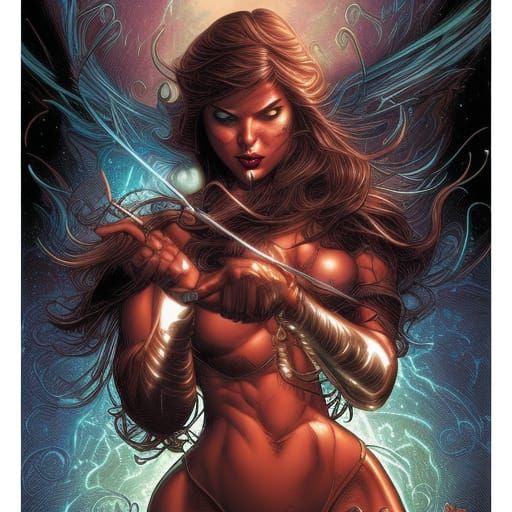 Comic Book Character Art in Mark Brooks Style
