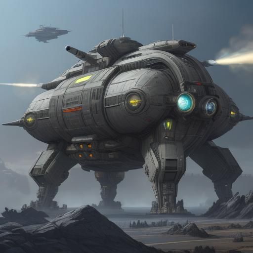 Futuristic Sci-Fi Fortress: Offensive Fart Power