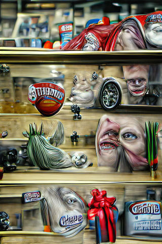 AI Generated Image of a Typical Shopfront