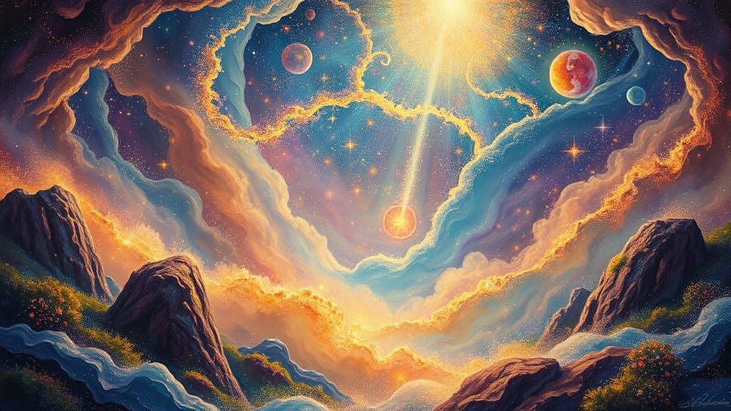 Mystical Tapestry of Fate, Karma, and Destiny