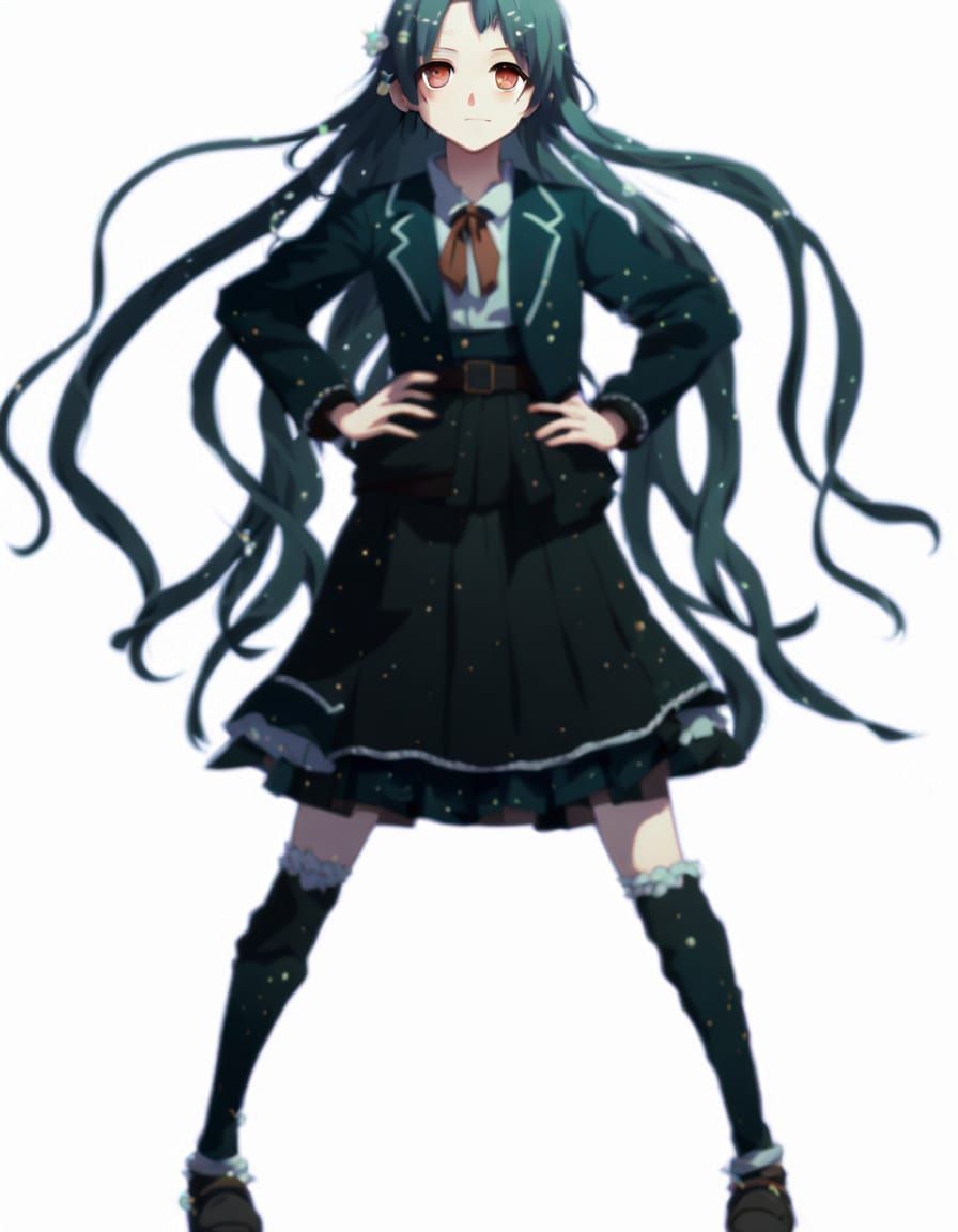 Pastel-Colored Moe Anime Girl