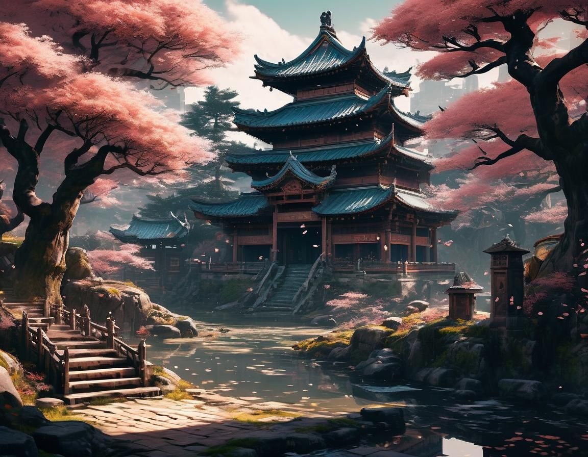 Fantasy Concept Art in Deep Color, 8K Resolution