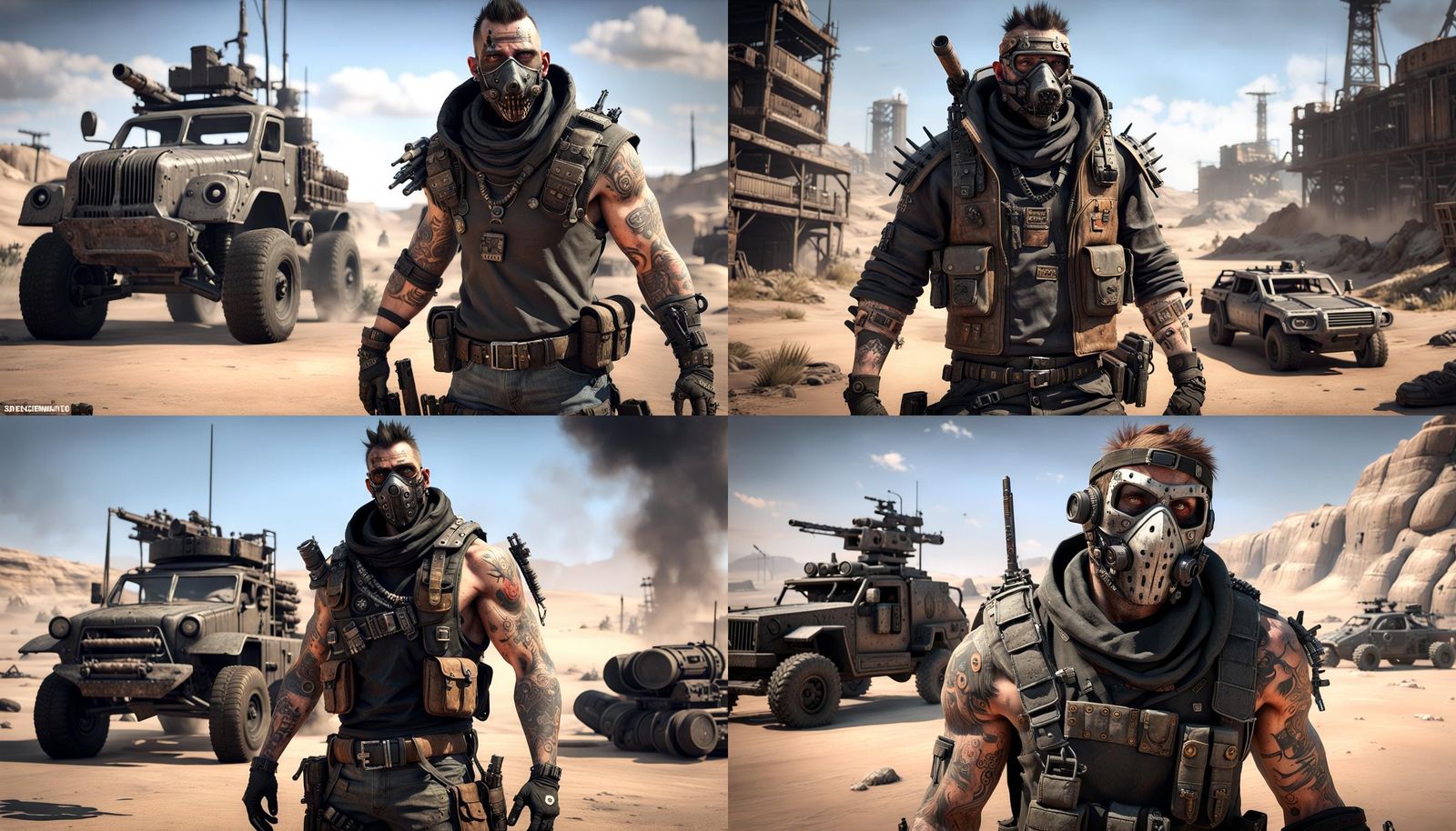 '' BARGHEST IS A RUGGED MAN''... A MERCENARY OF THE CROSSOUT WASTELAND, FROM THE GAME #CROSSOUT..........#BIGBADPAPPAW...