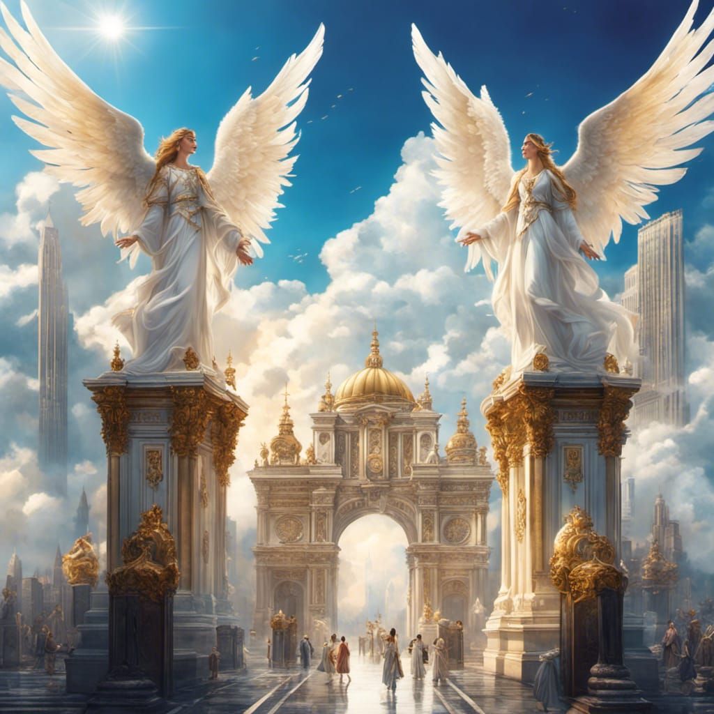 Heaven and it's angels welcome you to permanent beauty and peace