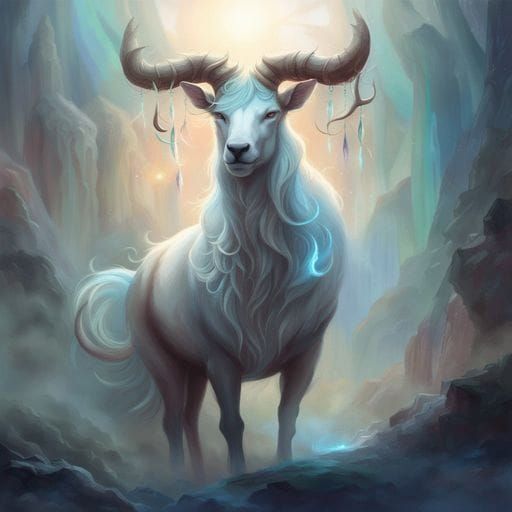 Enchanting Fantasy Creature Generated by AI