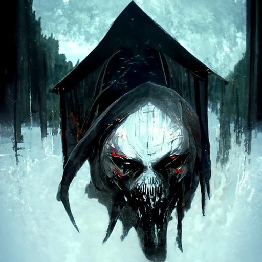 Sinister Figure in Grimdark Style