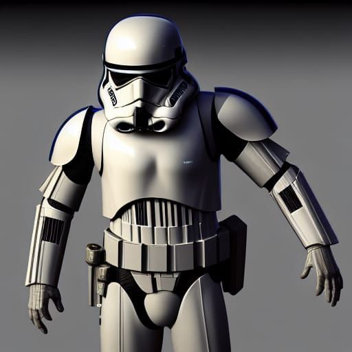 Star Wars Scene with 3D Shading