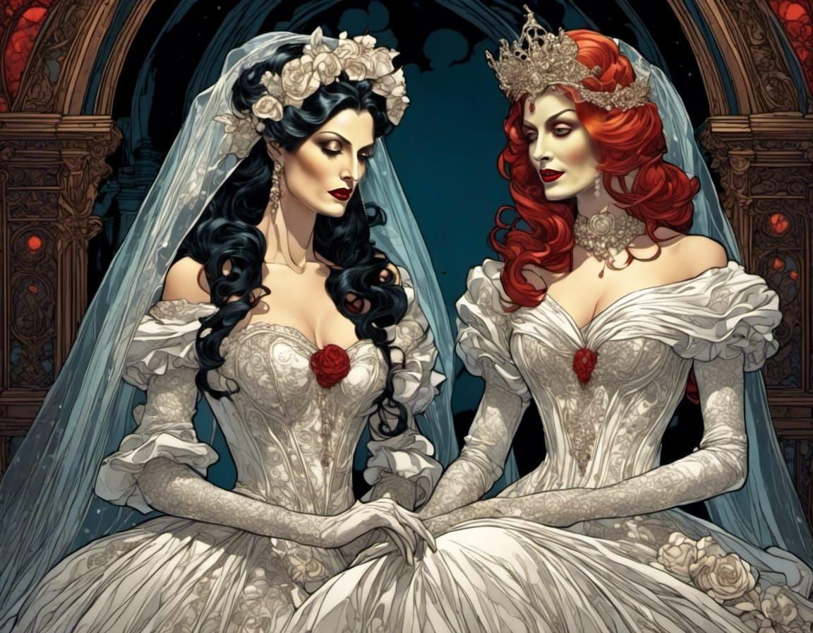 dracula's brides on their wedding night