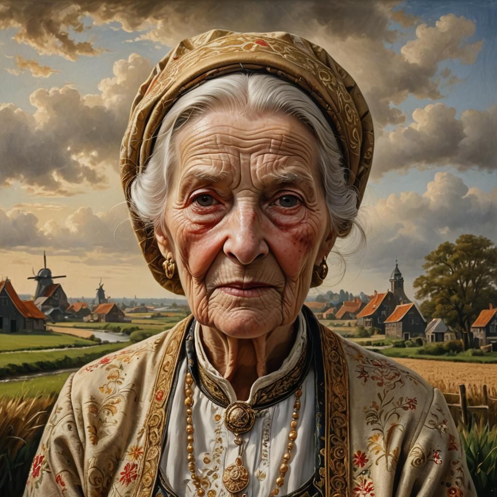 Dutch Realism: Portrait of Lientje Aleman