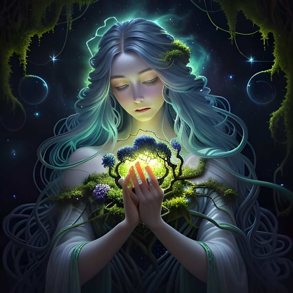 Mother Earth's Protective Beauty Creating The World