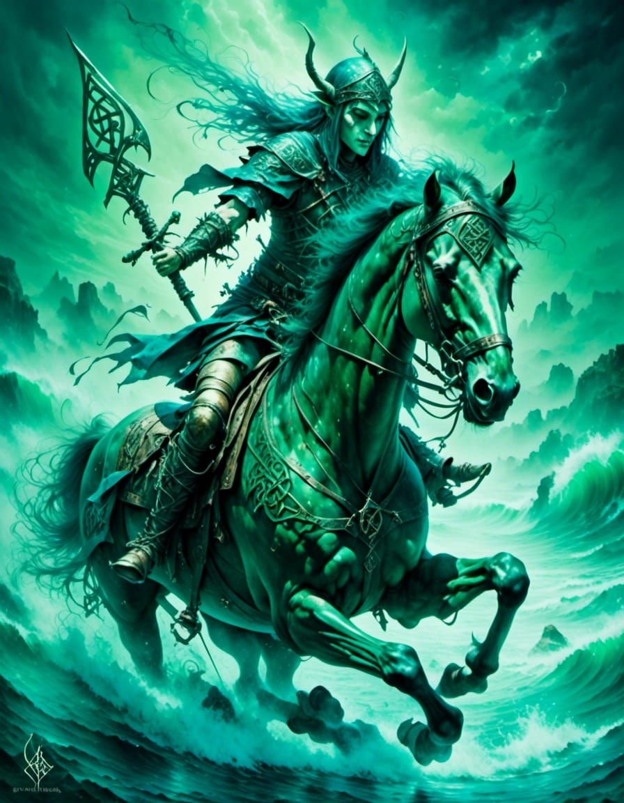 Horse goblin from the sea