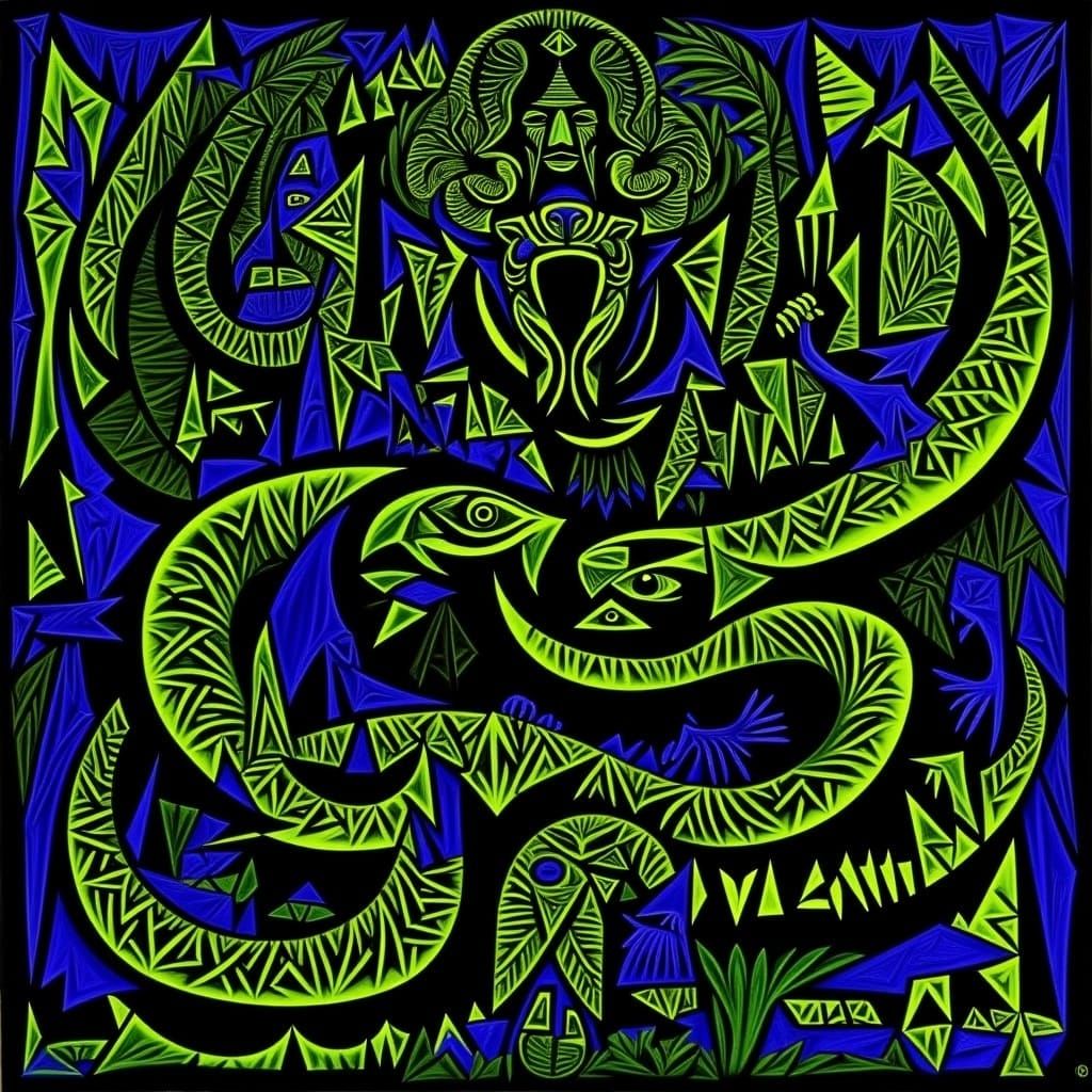 Detailed Image of a Majestic King Cobra