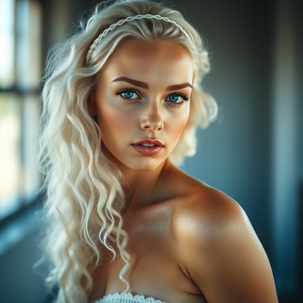 Ethereal Scandinavian Beauty in Soft Focus