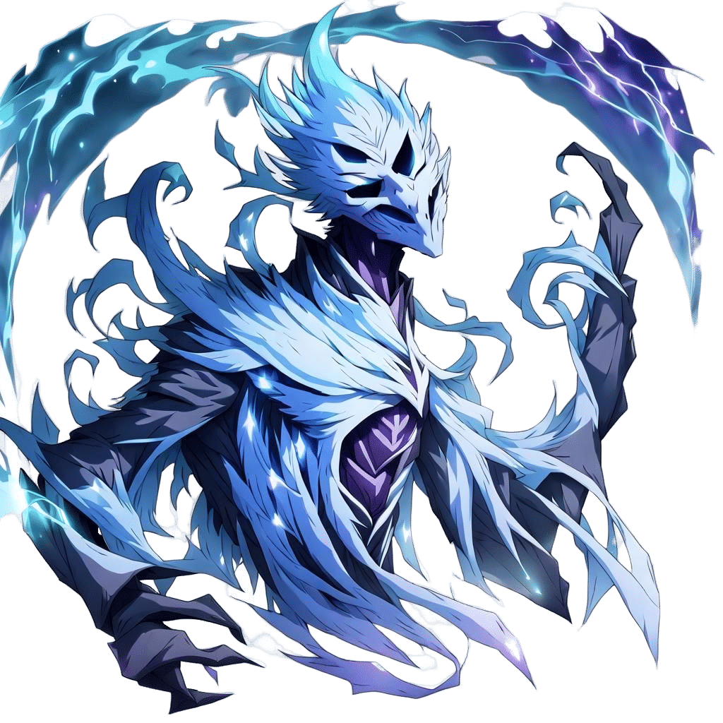 Anime Ghost Overlord Full Body Portrait