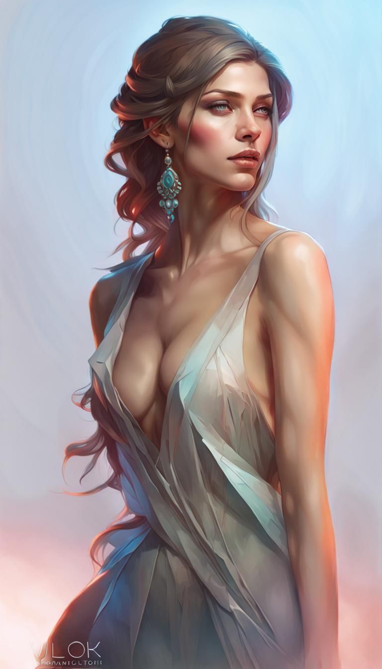 Hyperdetailed Portrait of a Beautiful Woman